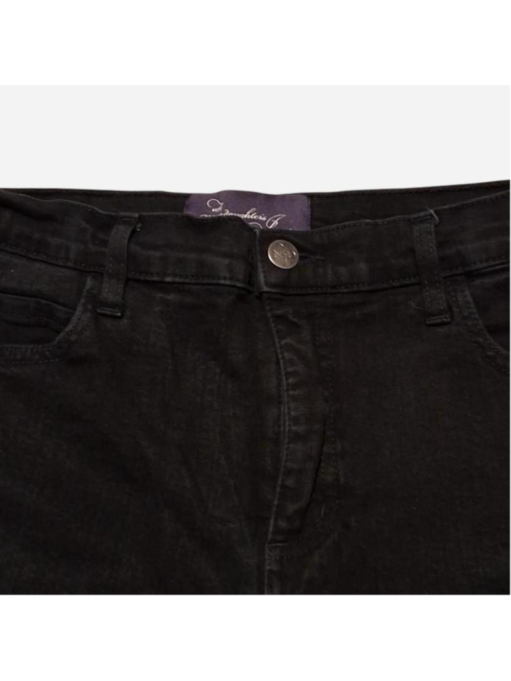 Not Your Daughter's black jeans, size 4 lift Tuck technology straight leg - Picture 3 of 8